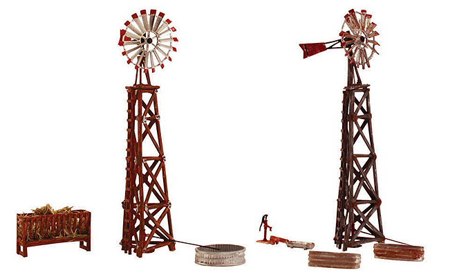 Woodland Scenics HO Windmills Kit (2)