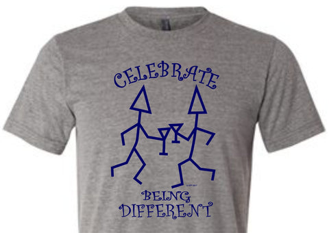 Celebrate Being Different Tri-Blend T-Shirt