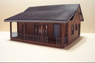 OMK HO Lake Side Cottage Kit 