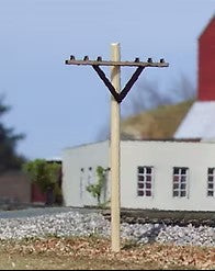 OMK Railway Telephone Posts (12) Kit 