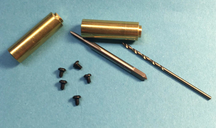 Bulls Eye Drill Jig, Tap Jig, Tap, 6 screws & #50 Drill