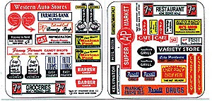 Blair Line HO Signs &amp; Advertisements