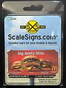 Scale Signs HO Scale