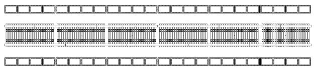 Central Valley N Scale 150' Bridge Ties & Stringers