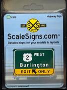 Scale Signs HO Scale