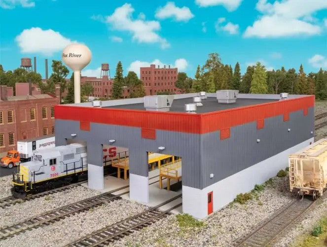 WalthersCornerstone HO Modern Diesel Shop Kit