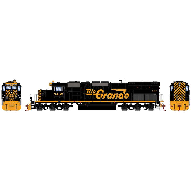 Athearn SD40T-2 (1990s) Denver & Rio Grande Western #5405