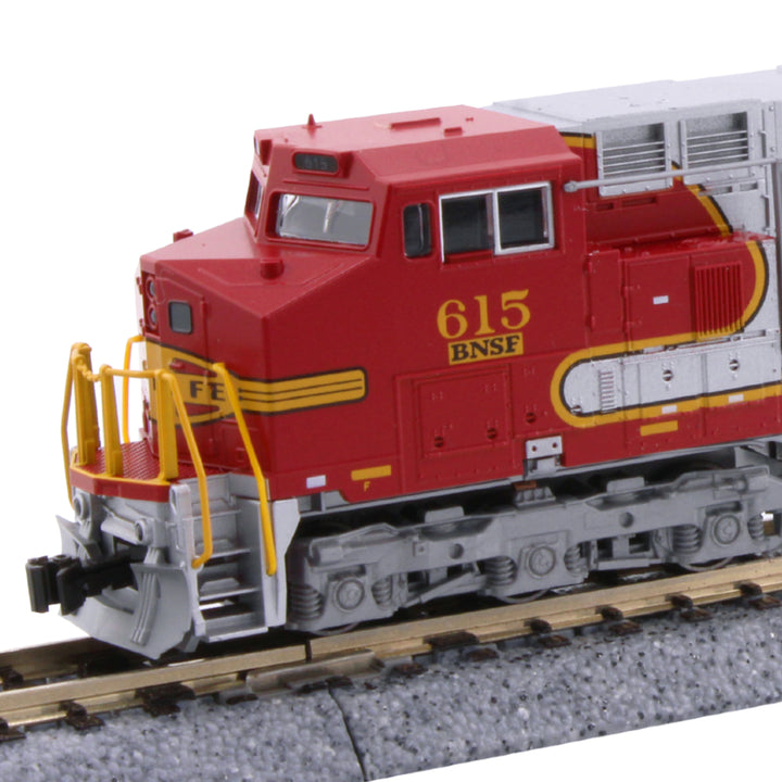 Kato N Scale GE C44-9W (DC) Santa Fe #615