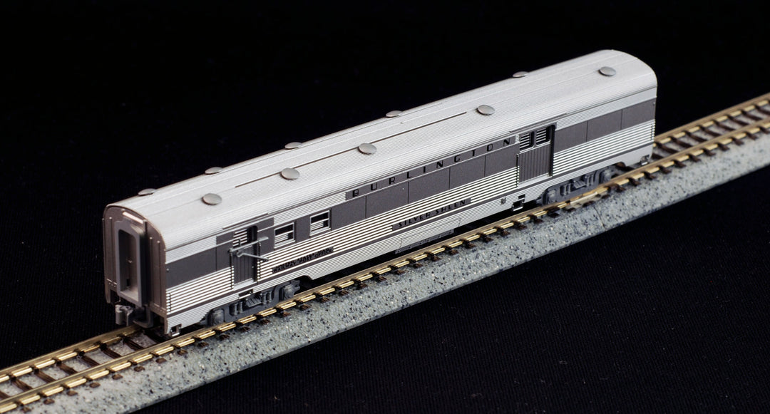 Kato N CB&Q EMD E5A & Silver Streak Zephyr 6 Unit Set