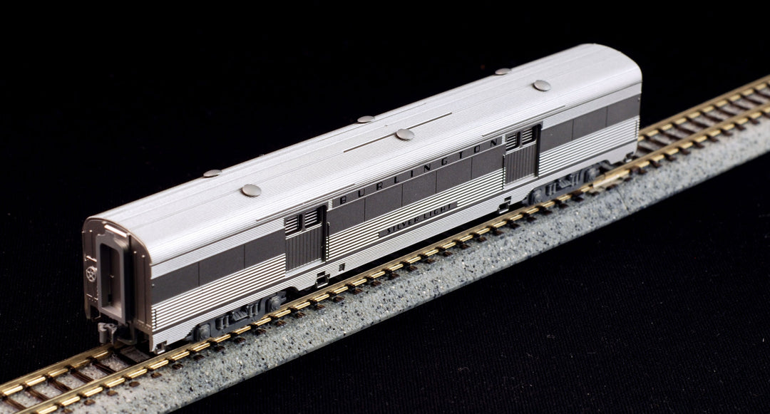 Kato N CB&Q EMD E5A & Silver Streak Zephyr 6 Unit Set