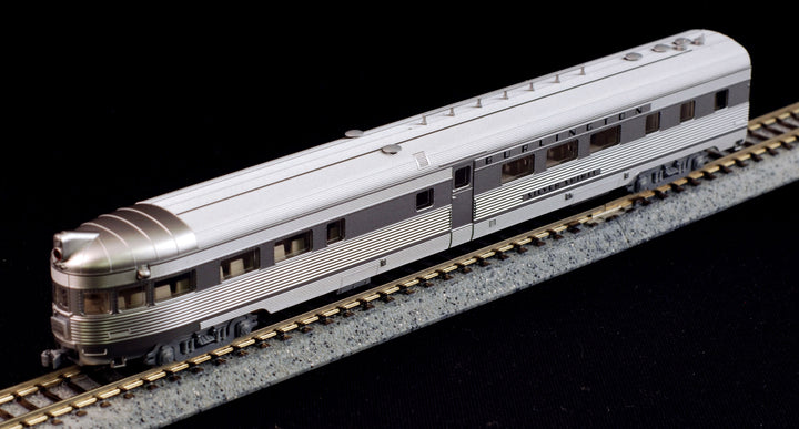Kato N CB&Q EMD E5A & Silver Streak Zephyr 6 Unit Set