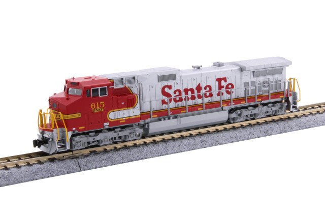Kato N Scale GE C44-9W (DC) Santa Fe #615
