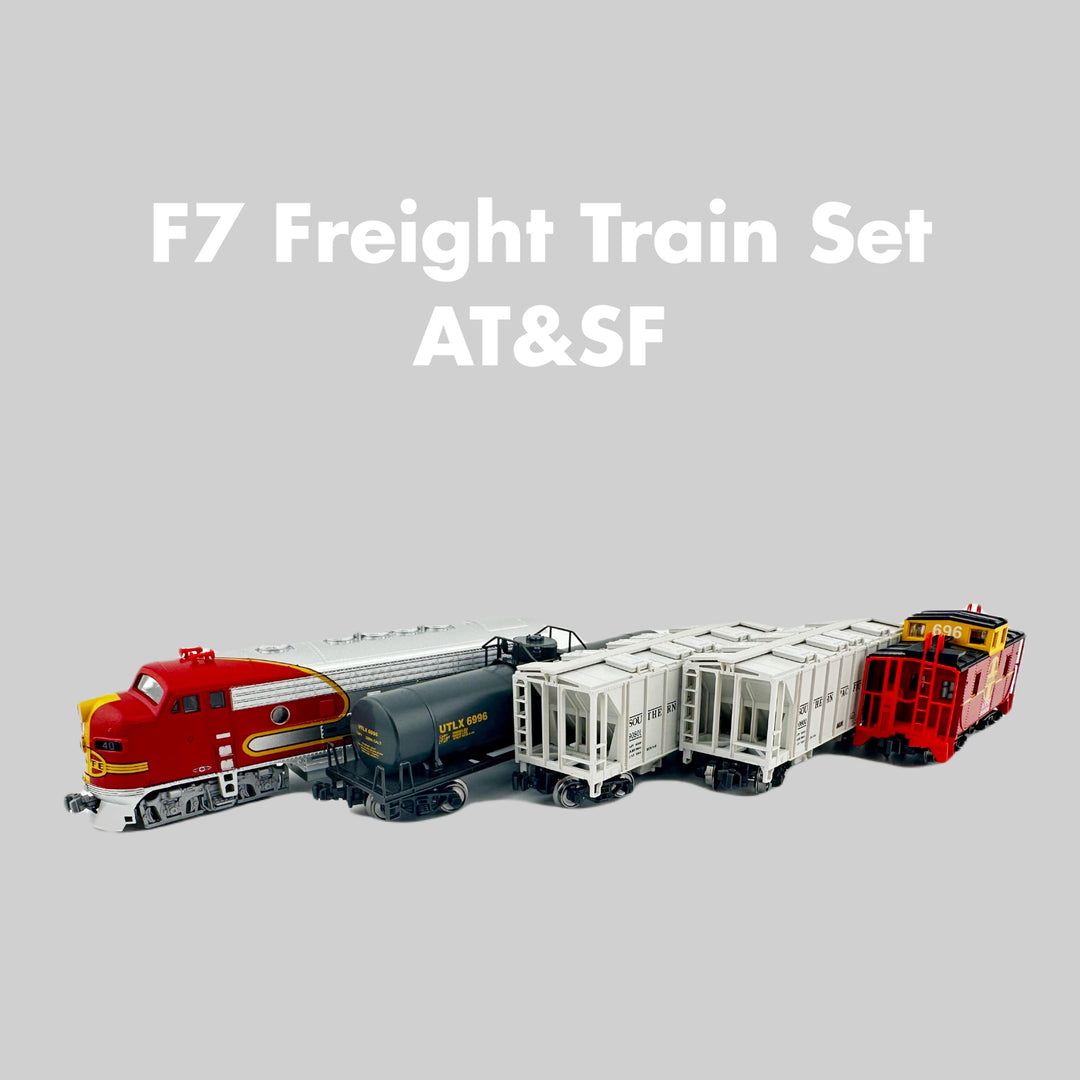 Kato N Scale F7 Freight Train Set  DCC  ATSF