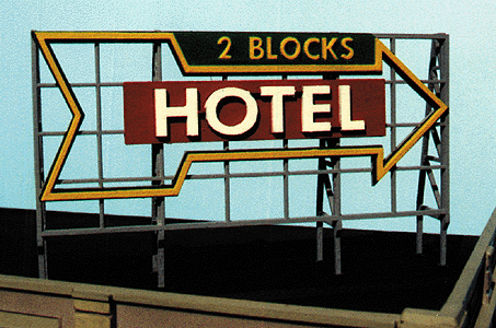 Blair Line Laser-Cut Wood Billboards - Small