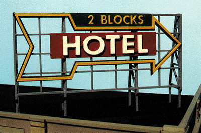 Blair Line Laser-Cut Wood Billboards - Small