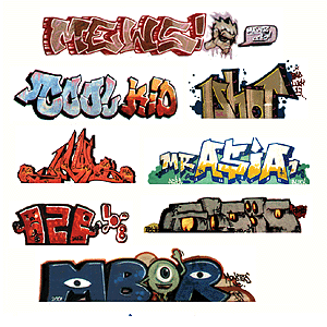 Blair Line HO Graffiti Decals