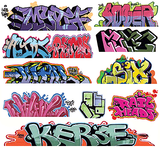 Blair Line HO Graffiti Decals