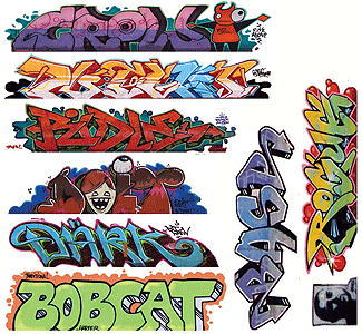 Blair Line HO Graffiti Decals