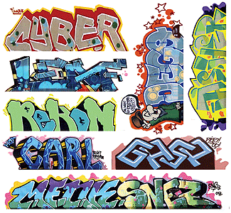 Blair Line HO Graffiti Decals
