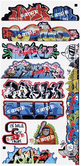 Blair Line HO Graffiti Decals
