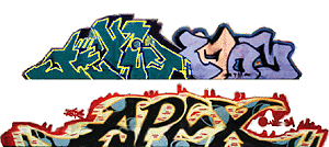 Blair Line N Graffiti Decals