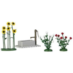 Busch HO Sunflowers & Roses