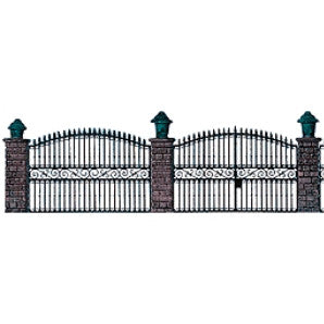 Busch HO Wrought Iron Fence