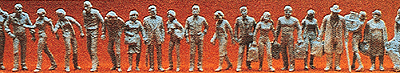 Unpainted Figure Set - Passengers & Passers-By