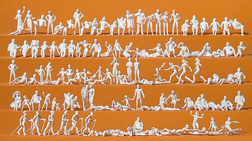 Unpainted Figure Set - Leisure Time at the Lake