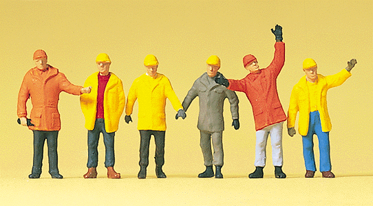 Workers In Protective Clothing