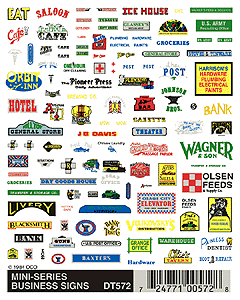 Woodland Scenics HO Signs & Advertisements