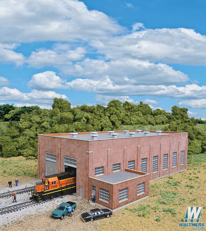 N Two-Stall 130' Brick Diesel House