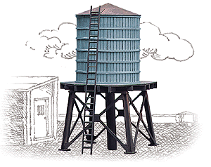 Wooden Water Tank