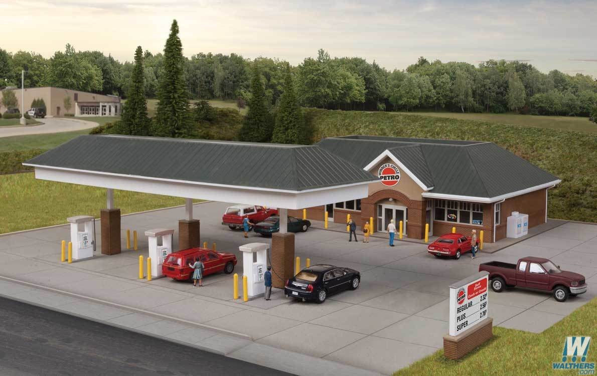 Modern Gas Station