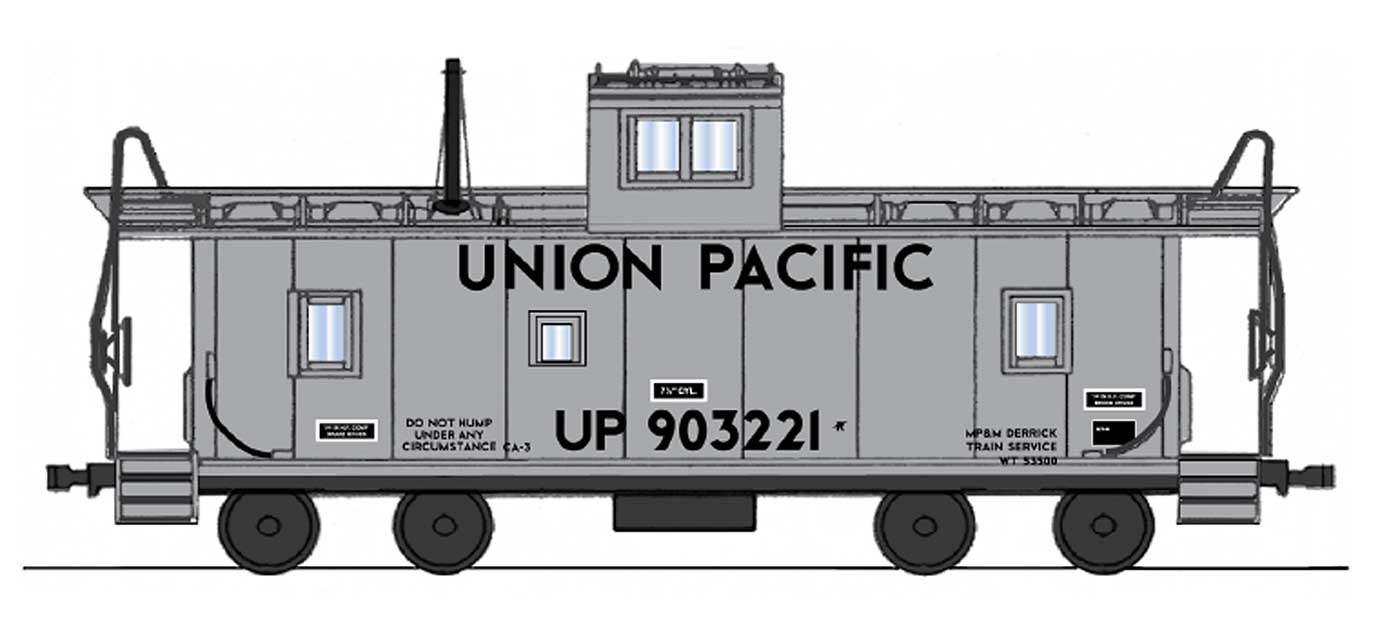 InterMountain HO UP Caboose