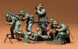 Tamiya 1/35 German Machine Gun Troops