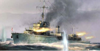 Trumpeter 1/700 German Zerstorer Z-21 1940